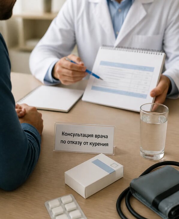Консультация врача по отказу от курения для взрослых в Скопине